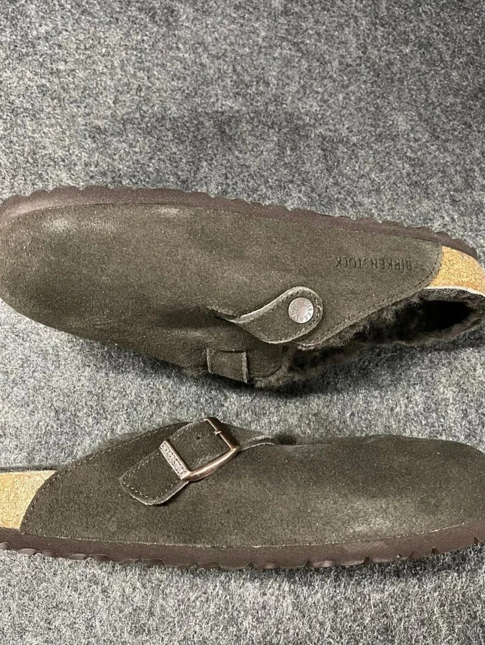 BIRKENSTOCK Boston Shearling Clog Unisex Size US M6/W8 Mocca New